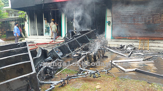  Electric Scooter showroom gutted in fire
